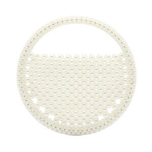 7315 Round Shape Beaded Bag Pearl Clutch Luxury Handmade Bead Handbags
